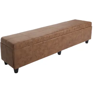 Mendler Truhenbank Kriens Braun 180 x 45 x 45 cm