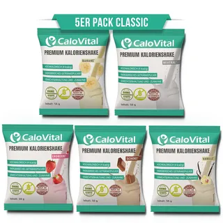 CaloVital Probierpaket | Hochkalorische Trinknahrung für Gewichtszunahme Pulver 50 g