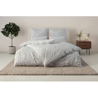 OTTO home Matilda Flanell Grau 155 x 220 cm + 80 x 80 cm