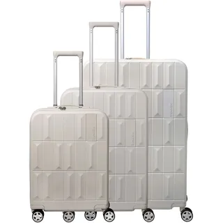 Travelite Panello Koffer-Set 3-tlg. beige/weiß