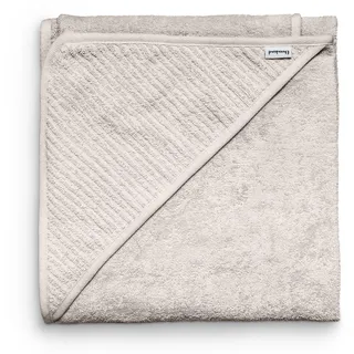 Ehrenkind® Kapuzenhandtuch | Babyhandtuch mit Kapuze aus kuschelig weicher Bio-Baumwolle | Badetuch in 100x100 cm | Beige | Badehandtuch Kinder | Baby Erstausstattung Neugeborene oder Baby Geschenk