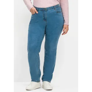 sheego Gerade Thermojeans innen weich und wärmend angeraut innen weich und wärmend angeraut, blau