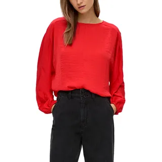 s.Oliver Damen 2139256 Bluse Langarm, 3074 rot, 36
