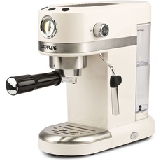 Bild von G10168 Amarcord Automatische Espressomaschine, Kaffeepulver oder Oblaten, mit Verdampfer für Cappuccino, 15 bar, 1350 W, 1 oder 2 Tassen, Weiß