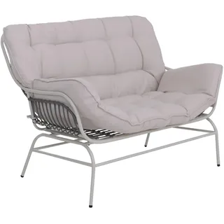 Mendler 2er-Sofa 121 x 93 x 0 cm Beige