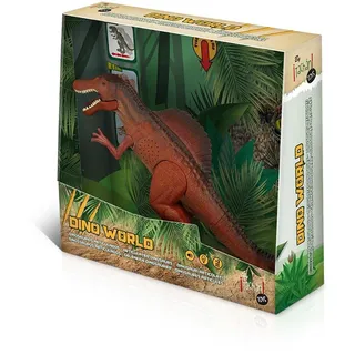 Tachan Dinosaurier Spinosaurus mit realistischen Sounds, Lichter, Gehfunktion, Kopf bewegen, braun (780T00675)