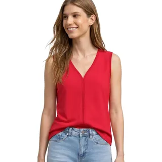 Street One Damen Top mit V-Neck und Crochet-Tape