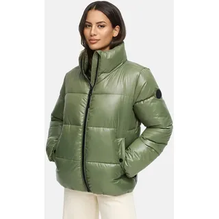 Winterjacke MARIKOO "Marikoo Hazalee Damen Winter Herbst Stepp Jacke N071", Damen, Gr. XXL, grün (olive leaf), Obermaterial: 100% Polyester PES., Jacken Winterjacke