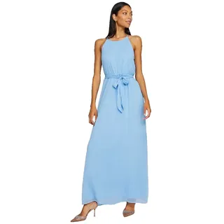 Vila Falia Belted ärmelloses Kleid - Blissful Blue - 40