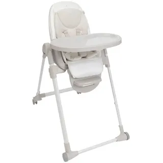 Chicco Hochstuhl , Alabasterfarben , Kunststoff , 57x79-104x90 cm , Fußstütze verstellbar, Essbrett abnehmbar, höhenverstellbar, zusammenklappbar, Bezug waschbar , Babymöbel & Kindermöbel, Babyzimmer, Hochstühle