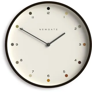 NEWGATE NEWGATE® Mr Clarke wanduhr mit dot zifferblatt | Dunkelbraun
