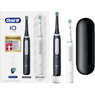 iO Series 4 Matt Black + 2. Handstück Quite White + Reiseetui