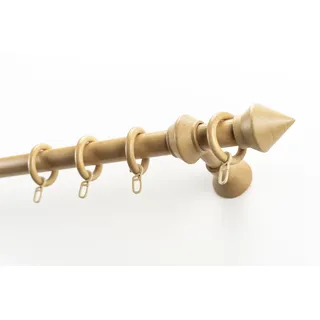 GARESA Vorhangstange Palmo 1-läufig Ø 28 mm 100 cm Beige