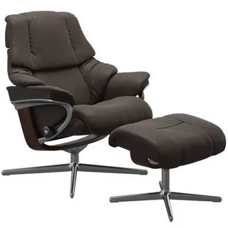 Stressless Relaxsesselset , Braun, Dunkelbraun , Holz, Metall, Leder , Echtleder , Rindleder , Buche , Schichtholz , 83x100x76 cm , erweiterbar (Typenauswahl), Lederauswahl, Stoffauswahl, Relaxfunktion , Wohnzimmer, Sessel, Ledersessel