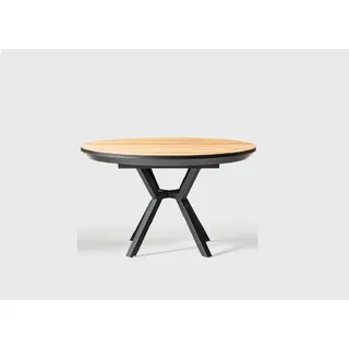 Küchentisch Braun Runder Esstisch Luxus Esszimmertisch Esszimmer Holz - Braun