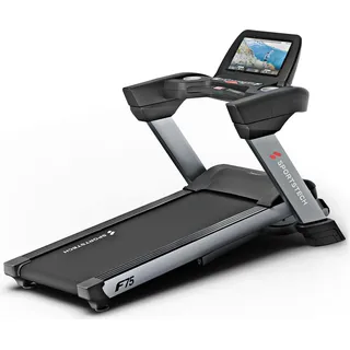 Sportstech Laufband F75 Profi | große Lauffläche | 20km/h | Klappbar - Schwarz