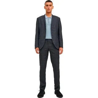 JACK & JONES Franco Check Anzug Blau 46 Mann Blau 46 - Blau