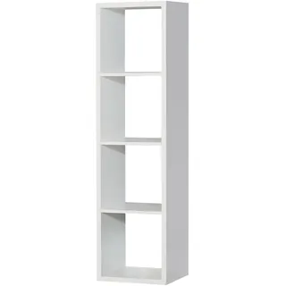 Forte Mauro Standregal 38,2 x 32,9 x 141,8 cm Weiß