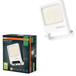 Osram Außenstrahler Aluminium 15,3 cm inkl. Bewegungsmelder 30 W 3000 lm IP65 weiß