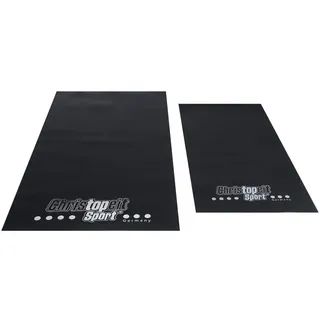 Bodenschutzmatte CHRISTOPEIT SPORT Gr. 120, schwarz, Bodenschutzplatten, B/H/L: 60cm x 0,3mm x 120cm, Bodenschutzmatte, B:60cm H:0,3mm L:120cm