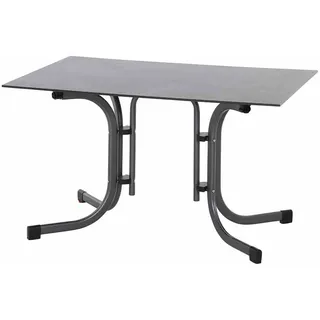 Siena Garden Sola Klapptisch 120 x 80 x 71 cm Anthrazit