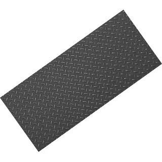 SucceBuy Garagenbodenmatte, 2280x6100 mm rutschfeste Matte, PVC-Noppenmatte mit 2,2 mm Stärke, Bodenschutzmatte inklusive doppelseitigem Klebeband, geeignet für Lager, Fitnessräume, Anhänger, Schwarz