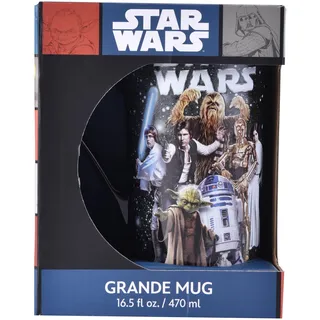 Pyramid International Star Wars Classic, Darth Vader und Stormtrooper, Galactic Battle Scene, Ceramic Grande Cappuccino Tasse, 570 ml, Einheitsgröße