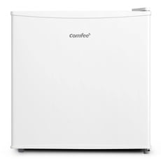 Comfee RCD50WH1(E) Mini Kühlschrank / 43L Kühlbox mit Eisfach/Kühlschrank Klein für Zimmer & Büro/Schnelle Kühlung in der Chiller Box/Temperaturregelung/Verstellbare Füße / 100 kWh/Jahr/Weiß