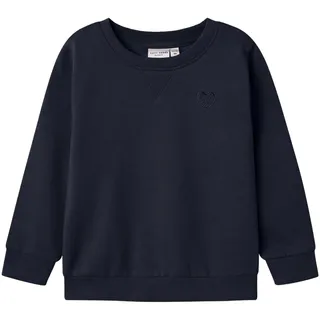 NAME IT Mädchen, Nmfvima Ls Sweat Bru Noos, Dark sapphire 116,