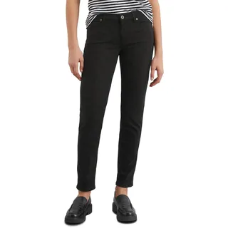 Marc O'Polo Damen Hose mit Stretch-Anteil Slim Fit, Schwarz (Black), W26/L30