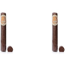 Zartbitterschokolade Zigarre mit Orangenschale 100g - Glutenfrei (Packung mit 2)