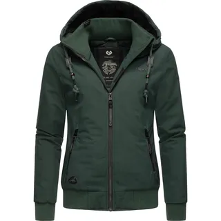 Winterjacke RAGWEAR "Winterjacke Nuggie Melange", Damen, Gr. 3XL, grün (dunkelgrün), Obermaterial: 100% Polyester PES.  Obermaterial: Futter: 100% Polyester PES. 100% Polyester PES., Jacken Winterjacke