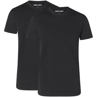 Camp David T-Shirt »T-Shirt 2er Pack«, schwarz,