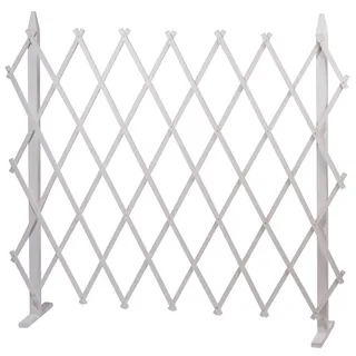 Dobar Faltbares Rankgitter Gr. L 160 x 35 cm Weiß