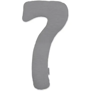 Theraline my7 Seitenschläferkissen mit Bezug, waschbar 60°C, Stillkissen & Lagerungskissen ergonomisch mit integriertem Kopfkissen, Kissen für Seitenschläfer mit wattiertem Bezug für mehr Komfort