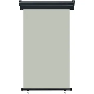 vidaXL Balkon-Seitenmarkise 105x250 cm Grau - Grau