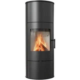 Kratki ROLLO Hoch Ø 150 7 kW Schwarz / Innenverkleidung Weiß