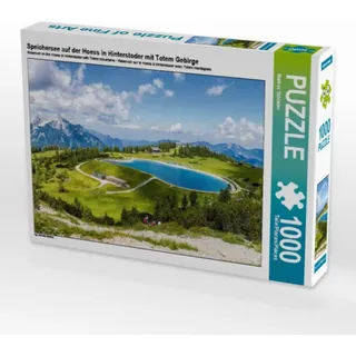 CALVENDO Puzzle Beeindruckende Landschaft des Totengebirges und dem Speichersee auf der Höss in Hinterstoder 1000 Teile Puzzle quer | Lege-Größe cm Foto-Puzzle für glückliche Stunden