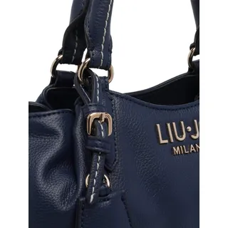 Liu Jo Handtasche Schultertasche ECS Satchel Bag Dress Blue dunkelblau