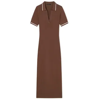 Armani Exchange Midi-Polokleid Braun XS