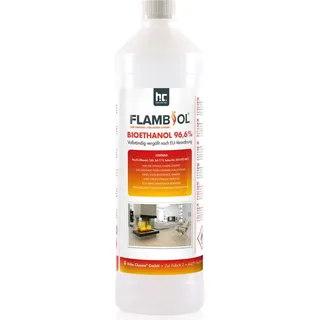 Höfer Chemie Bioethanol 96,6% Premium für Ethanol-Tischkamin 1 L