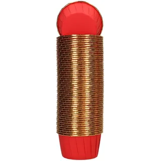 Wilton Muffin Cups Red 50 Stück: Backförmchen für Muffins und Cupcakes, Glänzende Metallic-Finish, Auch ideal zum Servieren anderer Leckereien wie Petits Fours, Süßigkeiten oder Cake Pops