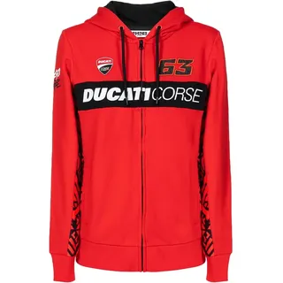 Pecco Damen Ducati Badezimmer Sweatshirt, rot, L