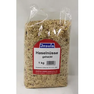 Haselnusskerne gehackt Insula zum Backen und Kochen geeignet 1000g