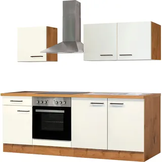 Flex-Well Küchenzeile Vintea 210 cm weiß