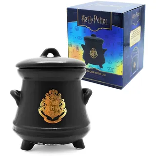 Joy Toy - Harry Potter 3D Kessel Eierbecher mit Deckel aus Keramik, 9 cm, in Geschenkpackung