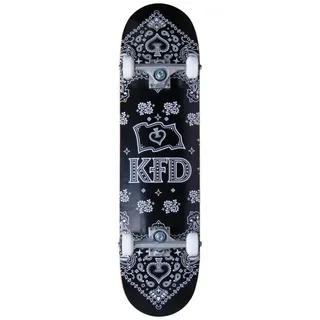 KFD Bandana Skateboard Schwarz 8"