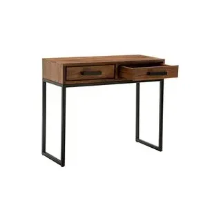 WOHNLING Konsolentisch rechteckig Massivholz sheesham 90,0 x 35,5 x 76,5 cm, 1 St.