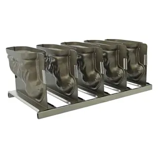 WALTER Premium Lammformset, Bestehend aus 5 Lamm-Backformen, 1 Ständer und 10 Klammern, 1000 ml - Formen, groß