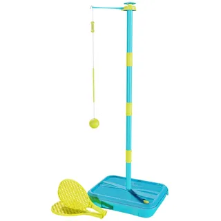 swingball Early Fun Junior Set für alle Oberflächen, für Kinder ab 3 Jahren, Einführung Set, verhedderungsfreier Top-Kreisel, Basis für alle Oberflächen, blau & gelb, 36 x 46 x 10 cm